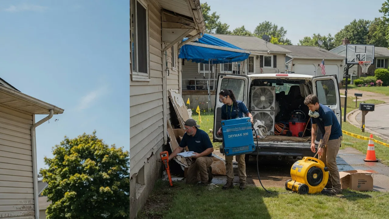 Ceiling Leak Cleanup in Edgar, WI near me