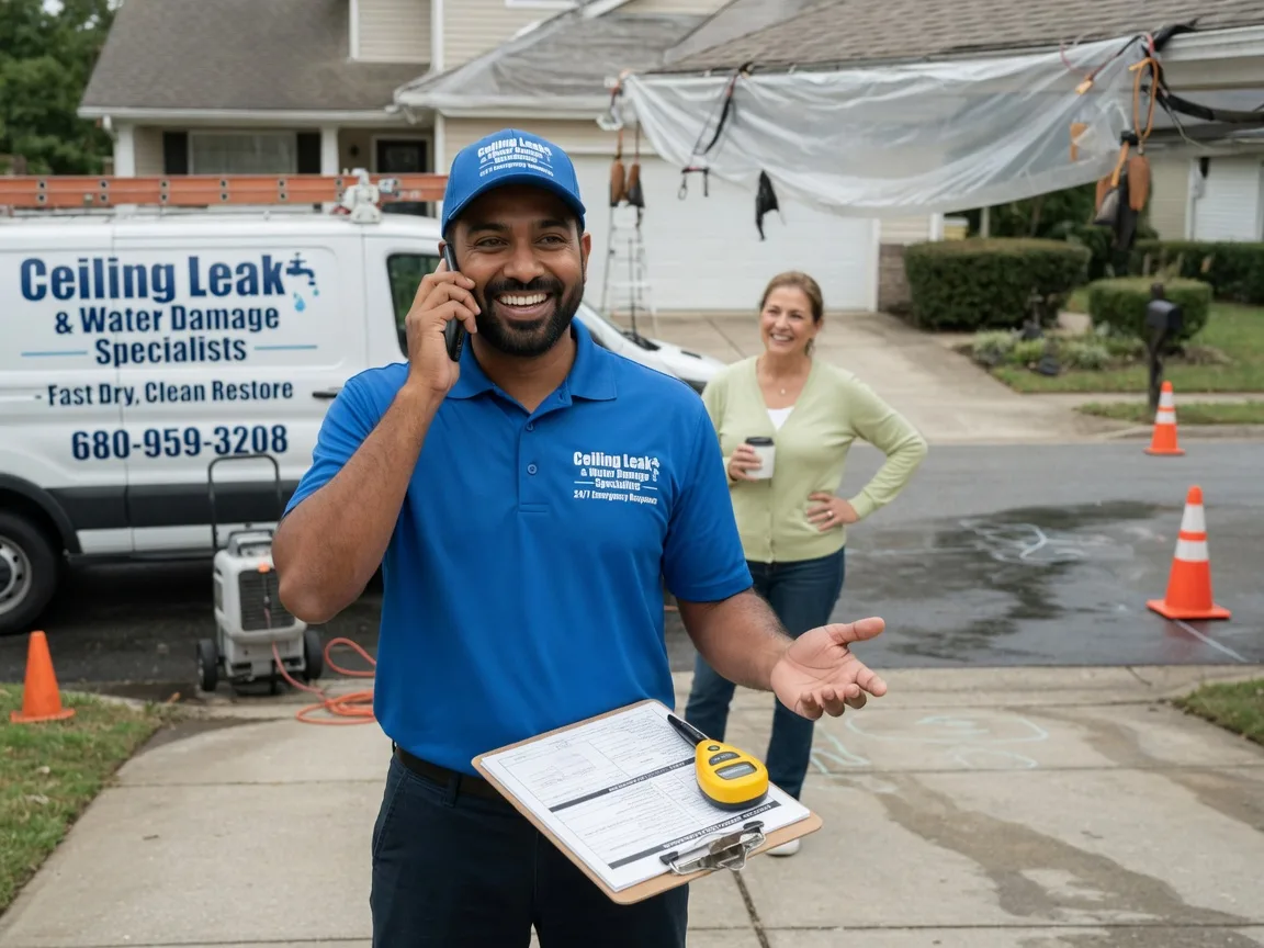 Ceiling Leak Cleanup Edgar, WI FAQs